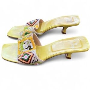 Fendi Beaded Kitten Heels